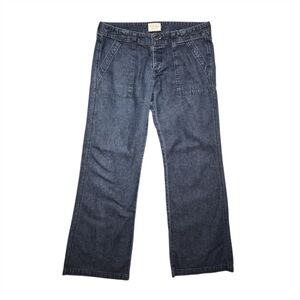 Levi's Jeans Sailor Leg Square Pockets Wide Leg Strip Detail sz 10